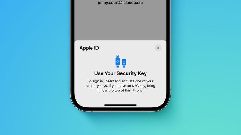 榆阳苹果手机维修分享iOS 16.3 新增的 Apple ID 的安全密钥有什么功能 