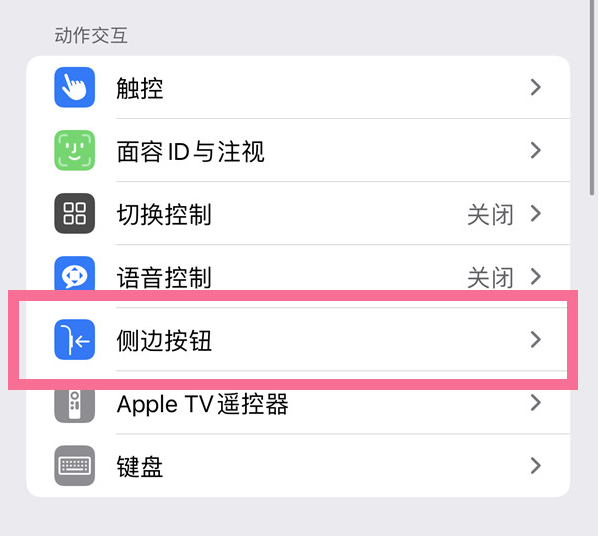 榆阳苹果14维修店分享iPhone14 Plus侧键双击下载功能关闭方法 